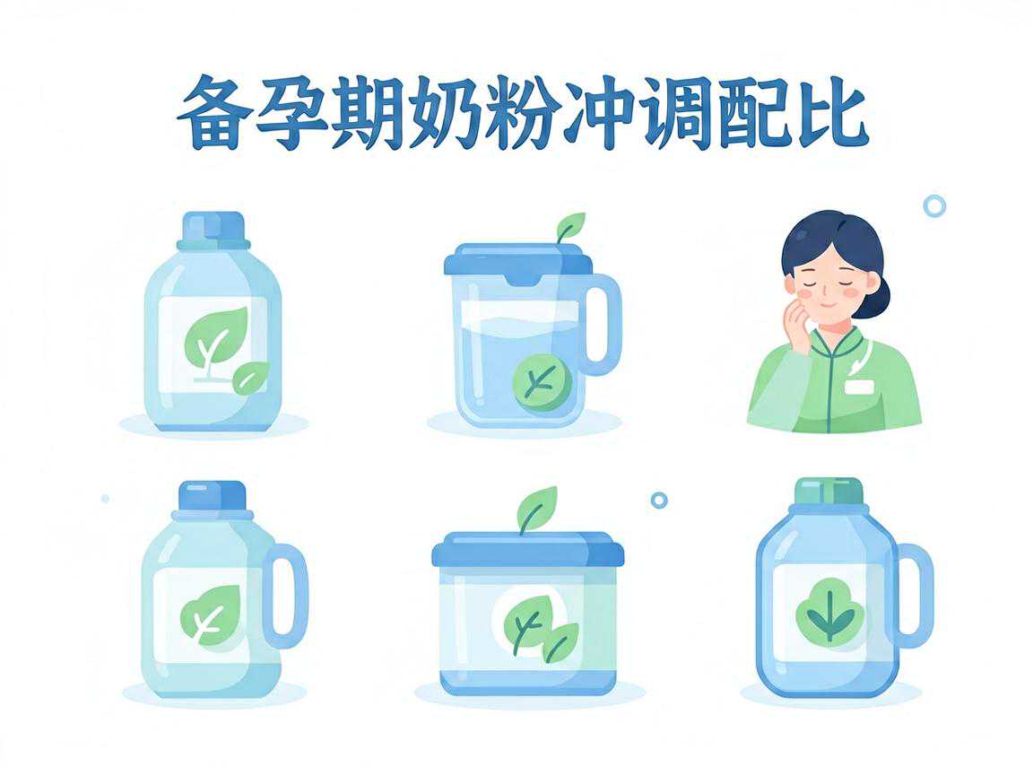备孕期奶粉冲调配比与营养补充指南