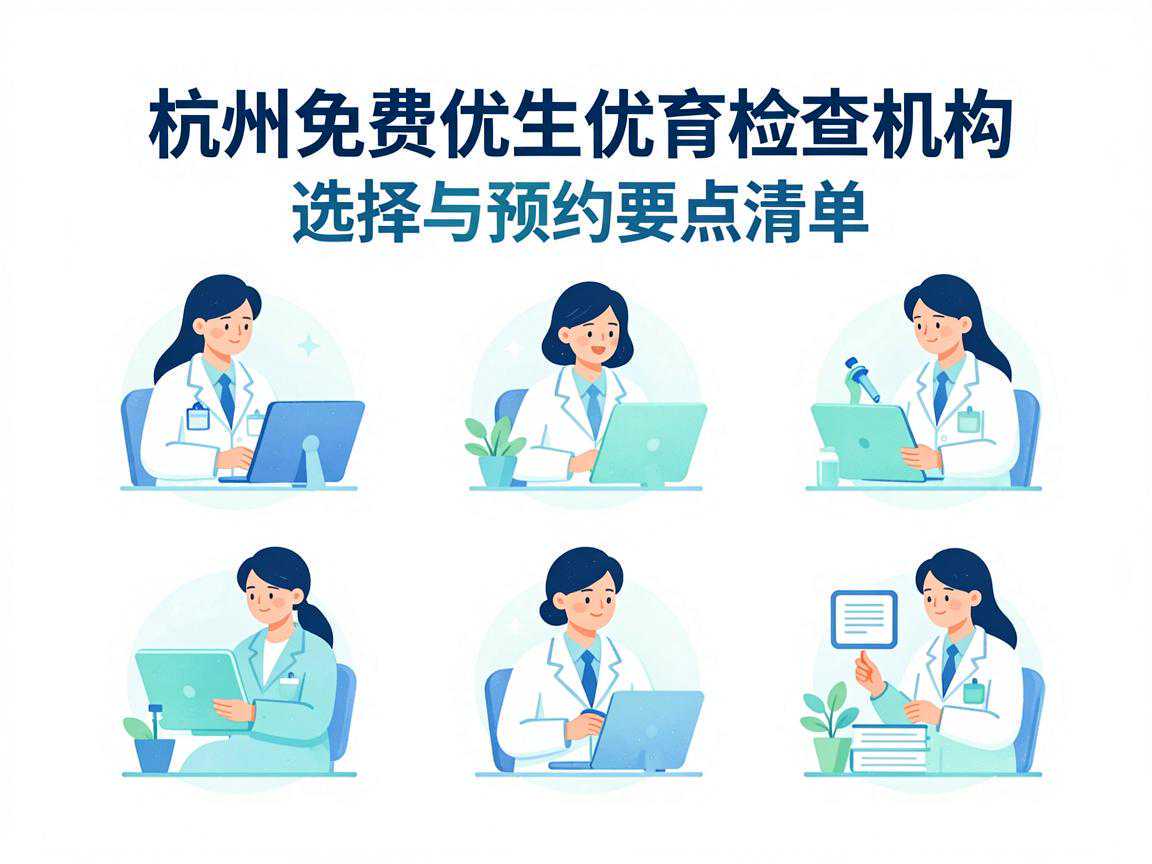 杭州免费优生优育检查机构选择与预约要点清单