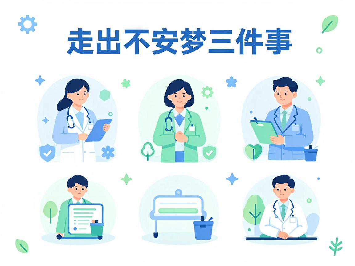 走出不安梦的三件事清单图