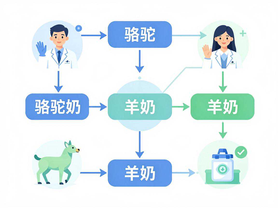 如何按人群选择骆驼奶还是羊奶的决策流程
