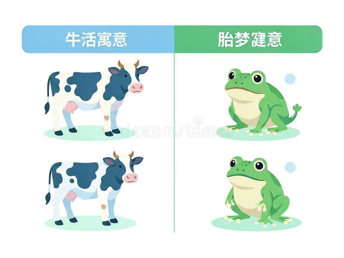 牛/奶牛/小牛/牛蛙胎梦寓意对比表