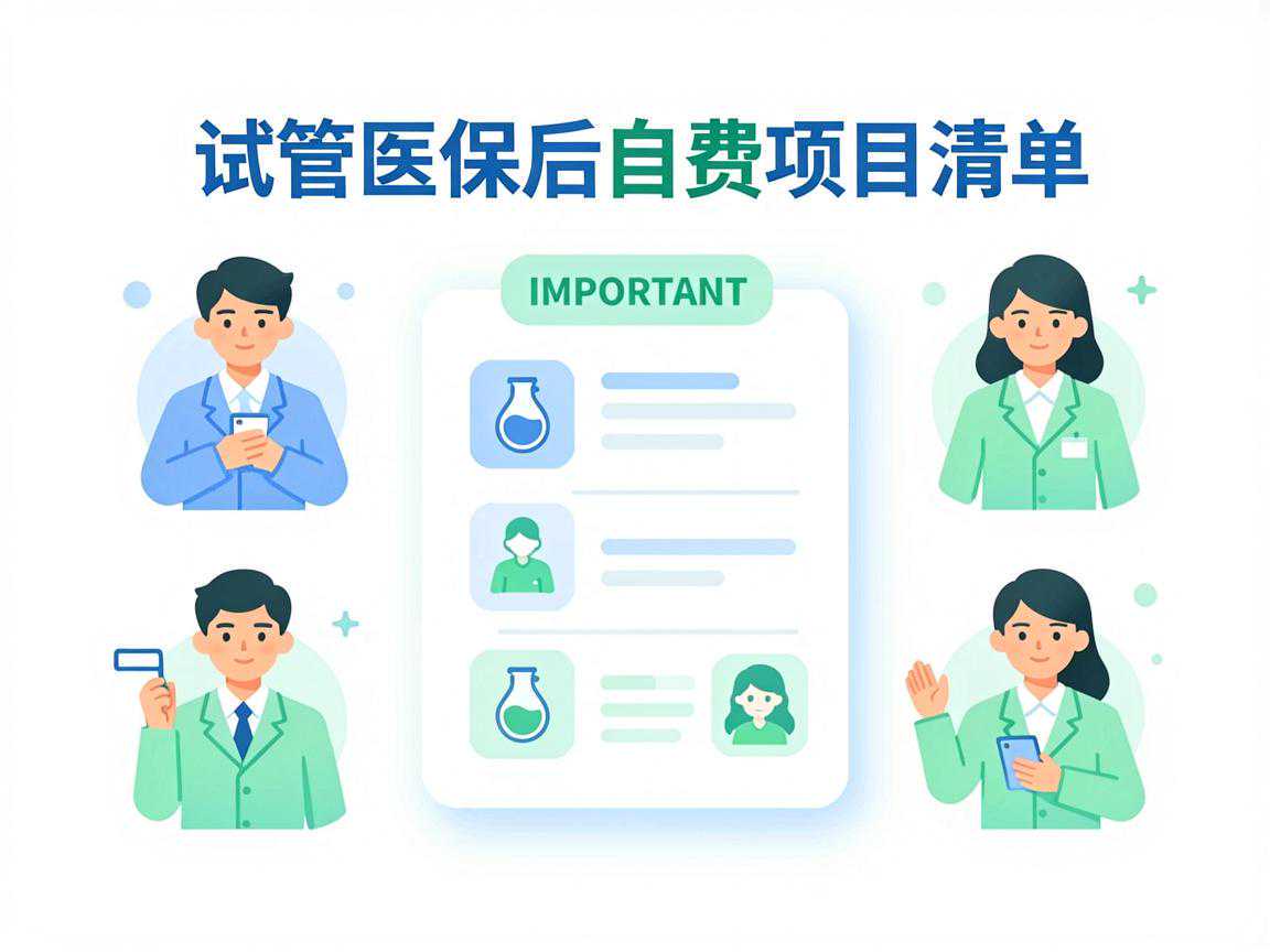 试管医保后自费项目清单