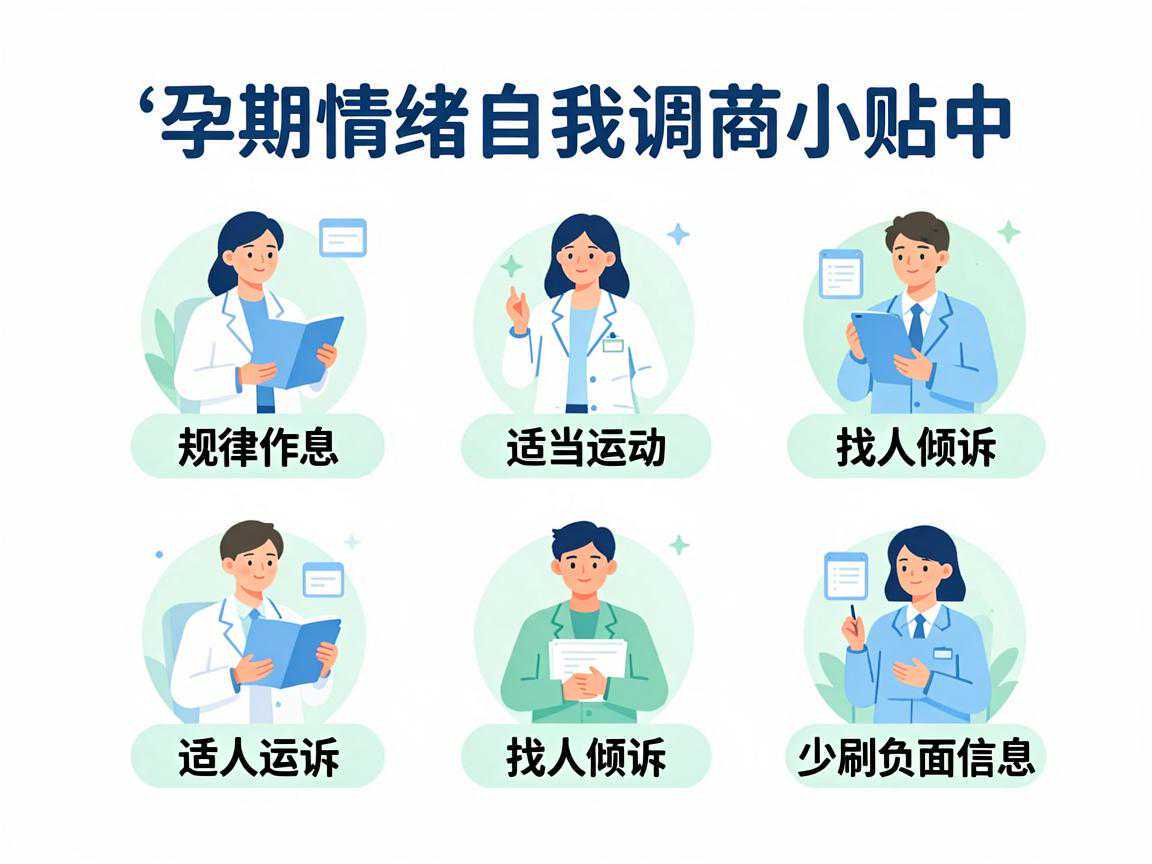 孕期情绪自我调节小贴士:规律作息、适当运动、找人倾诉、少刷负面信息