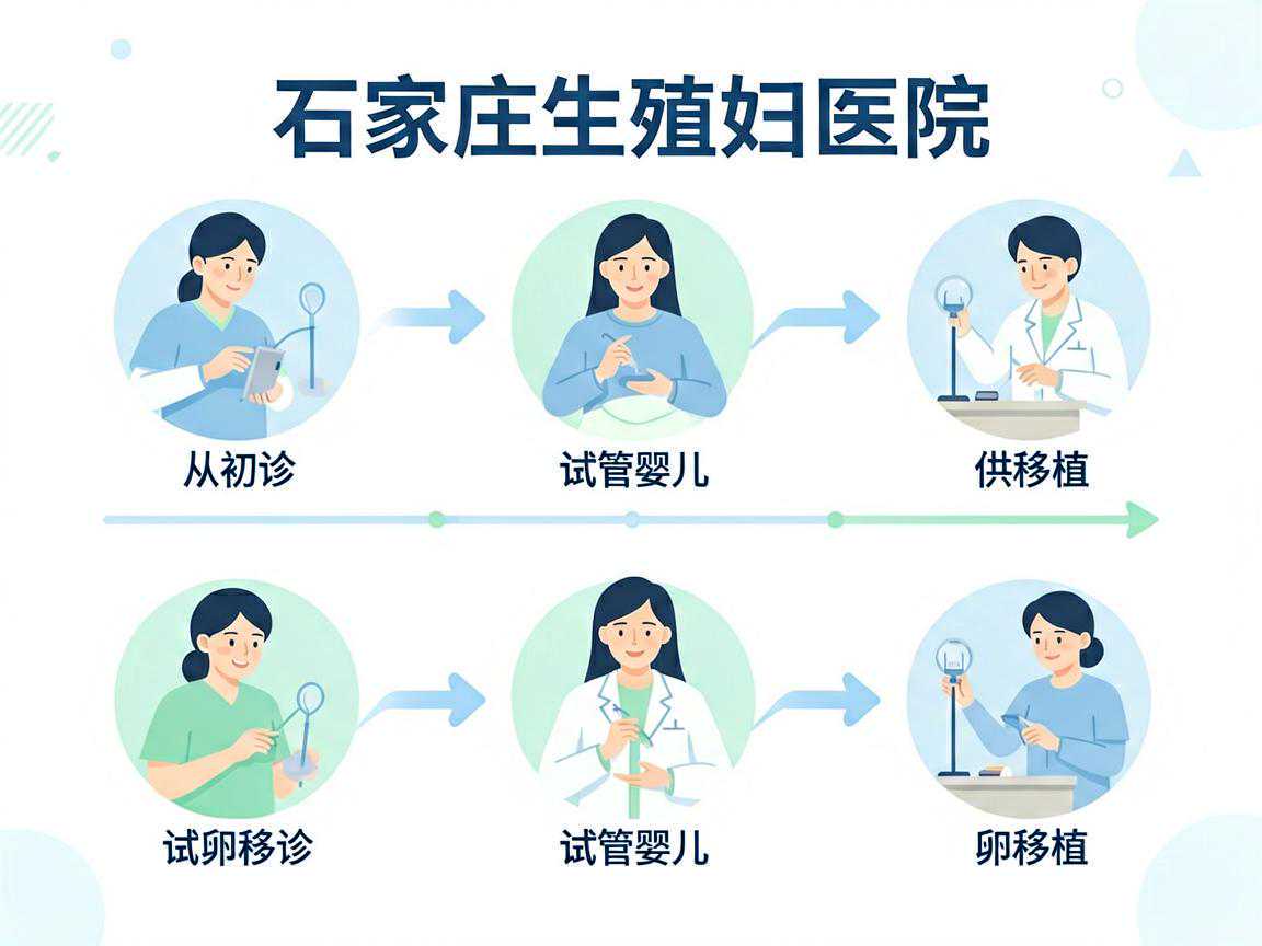 石家庄生殖妇产医院供卵试管婴儿申请流程时间线——从初诊到移植六步