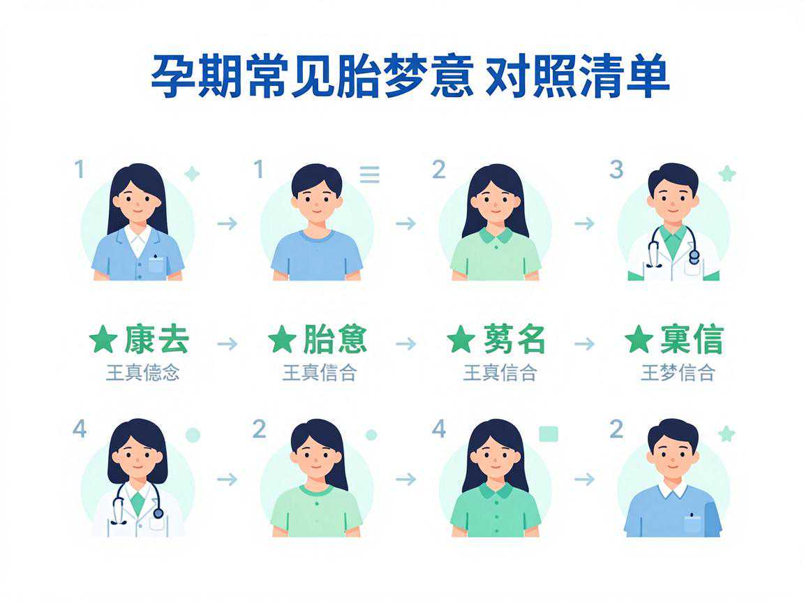 孕期常见胎梦寓意对照清单
