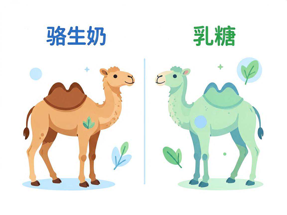 骆驼奶与牛奶营养成分对比：蛋白、脂肪、乳糖直观差异