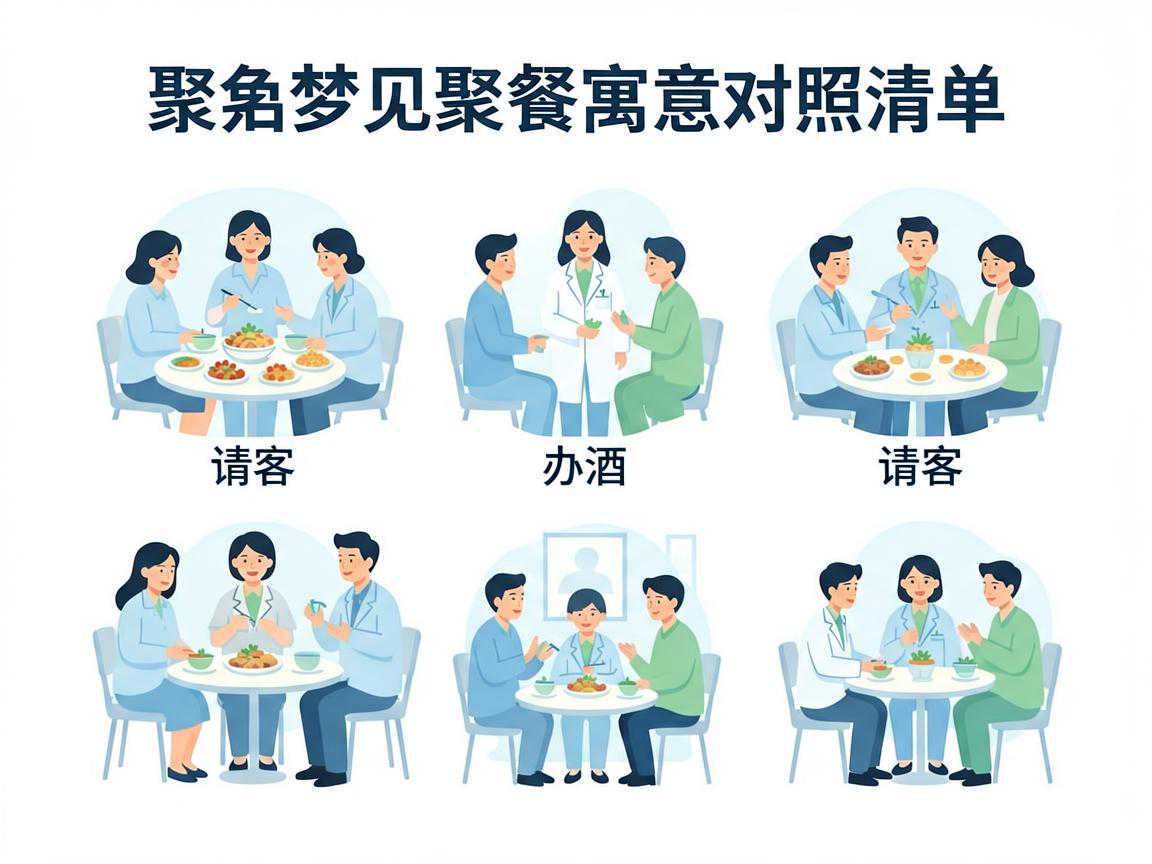 孕妇梦见聚餐、请客、办酒的寓意对照清单