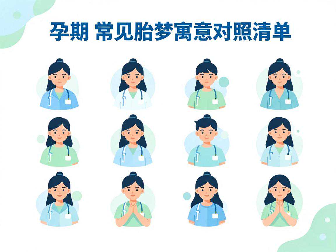 孕期常见胎梦寓意对照清单