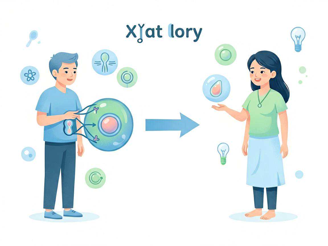 精子X/Y染色体随机结合卵子、决定胎儿性别的过程