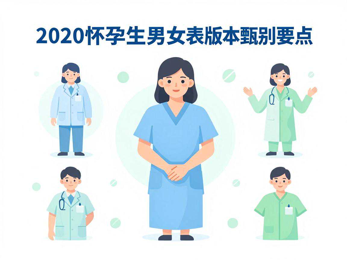 2020怀孕生男女表版本甄别要点，无官方正版