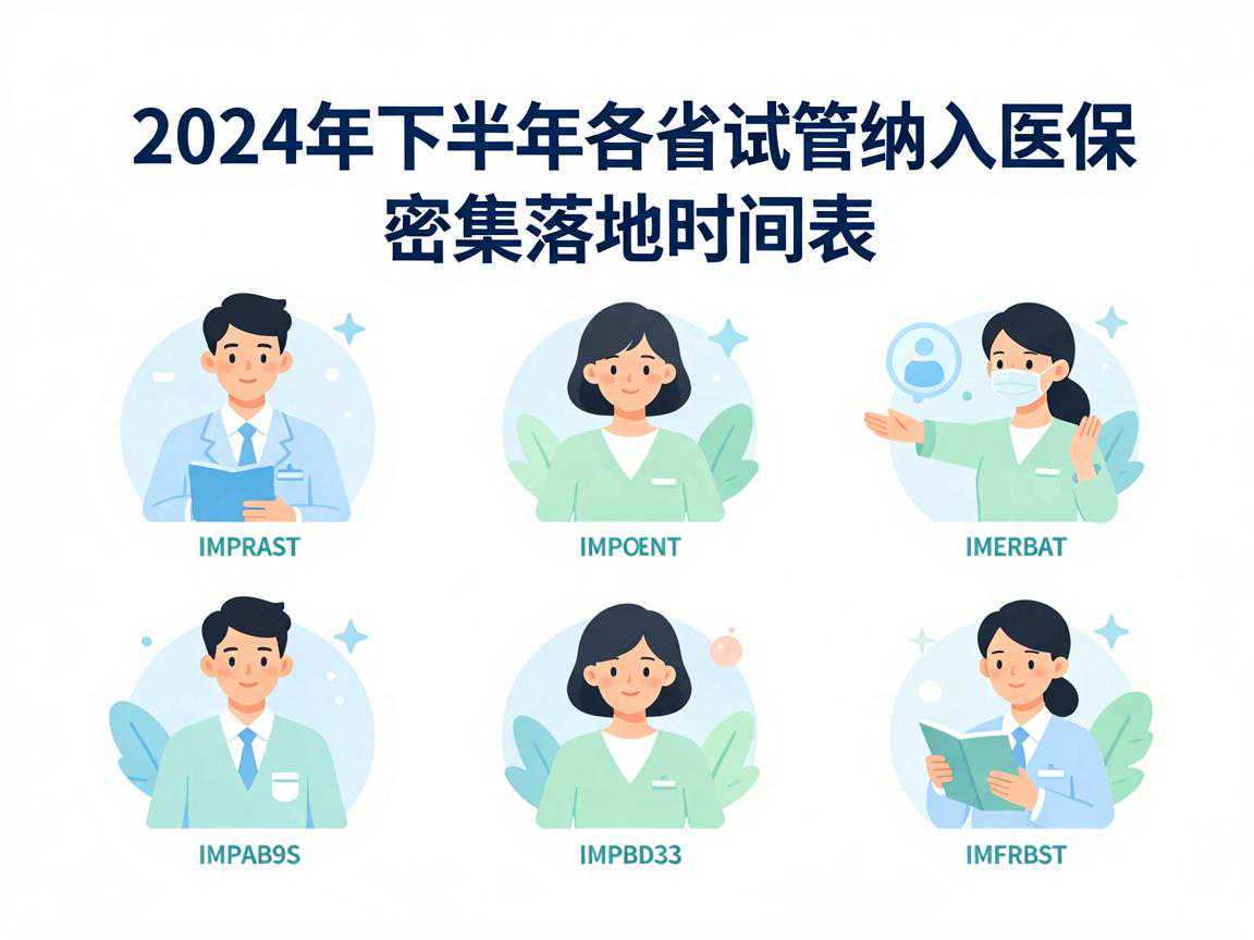 2024年下半年各省试管纳入医保密集落地时间表