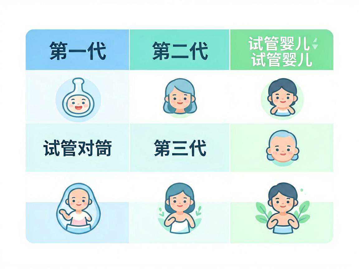 第一代第二代第三代试管婴儿技术对比表