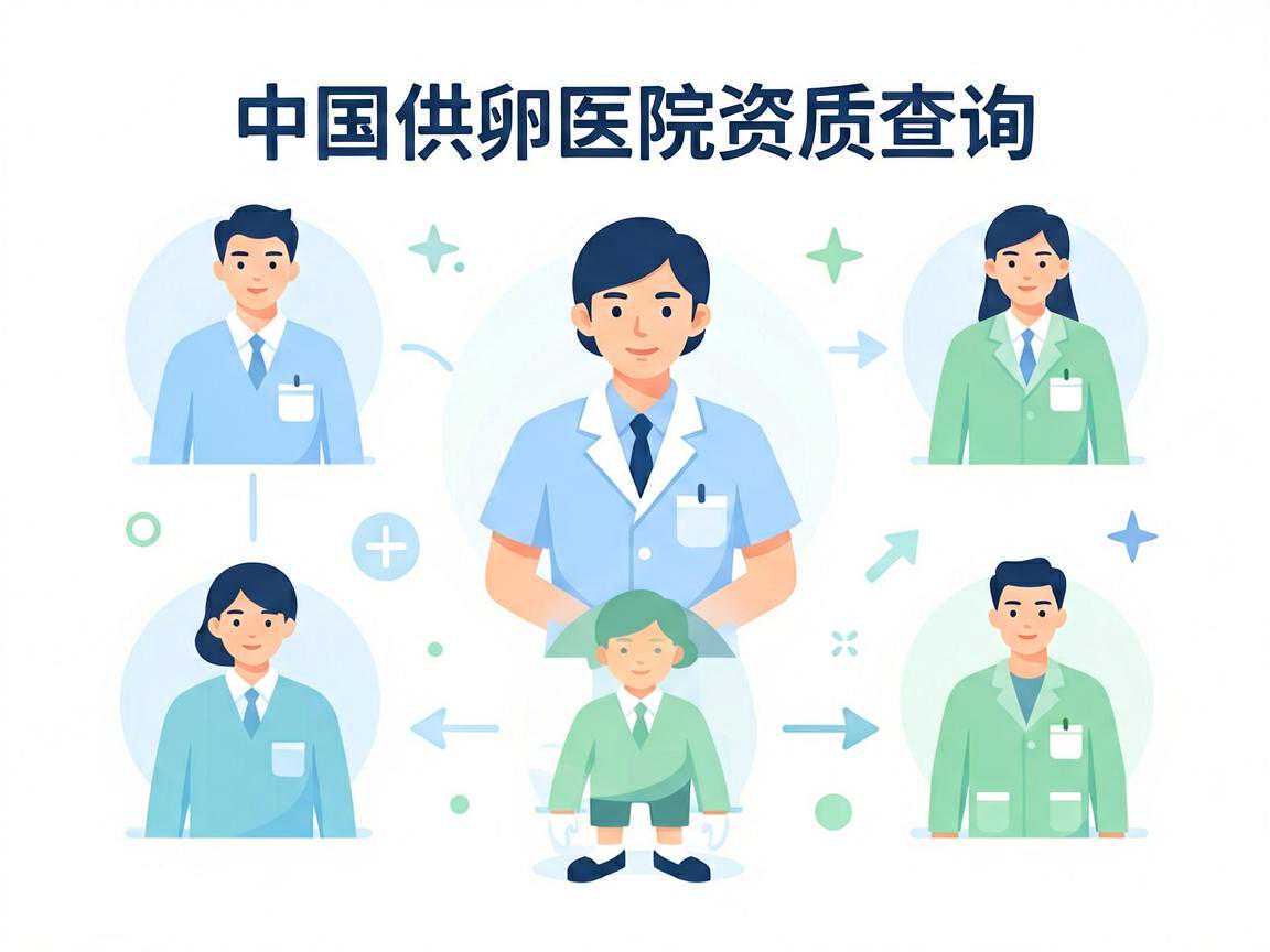 中国供卵医院资质查询方法示意图