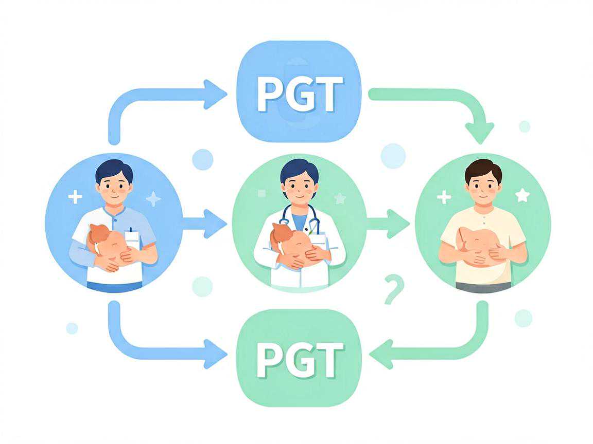 三代试管婴儿PGT技术流程示意图