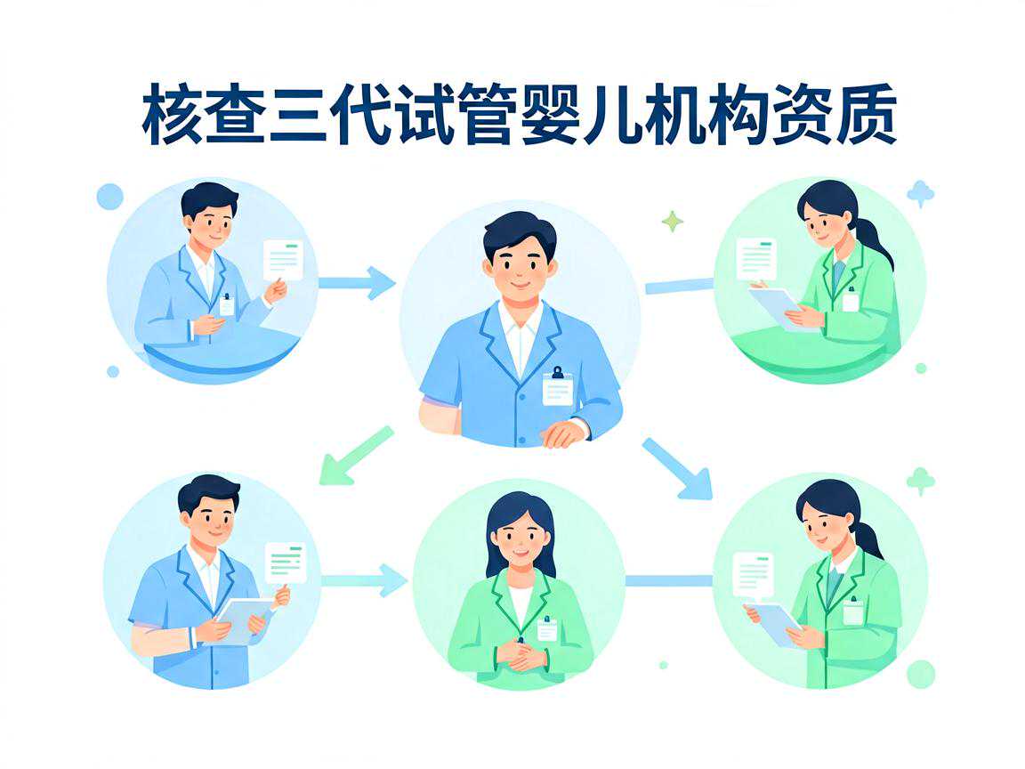 核查三代试管婴儿机构资质的官方渠道示意