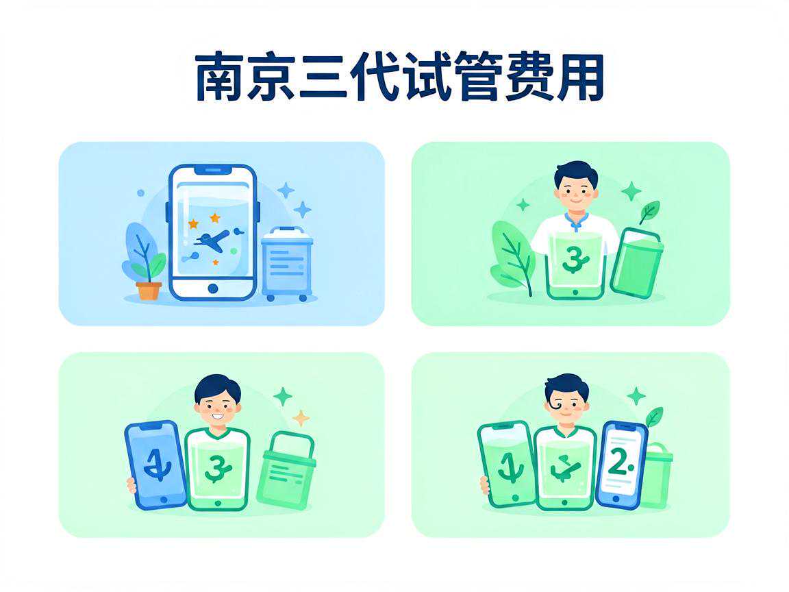 南京三代试管费用四大部分构成比例示意图