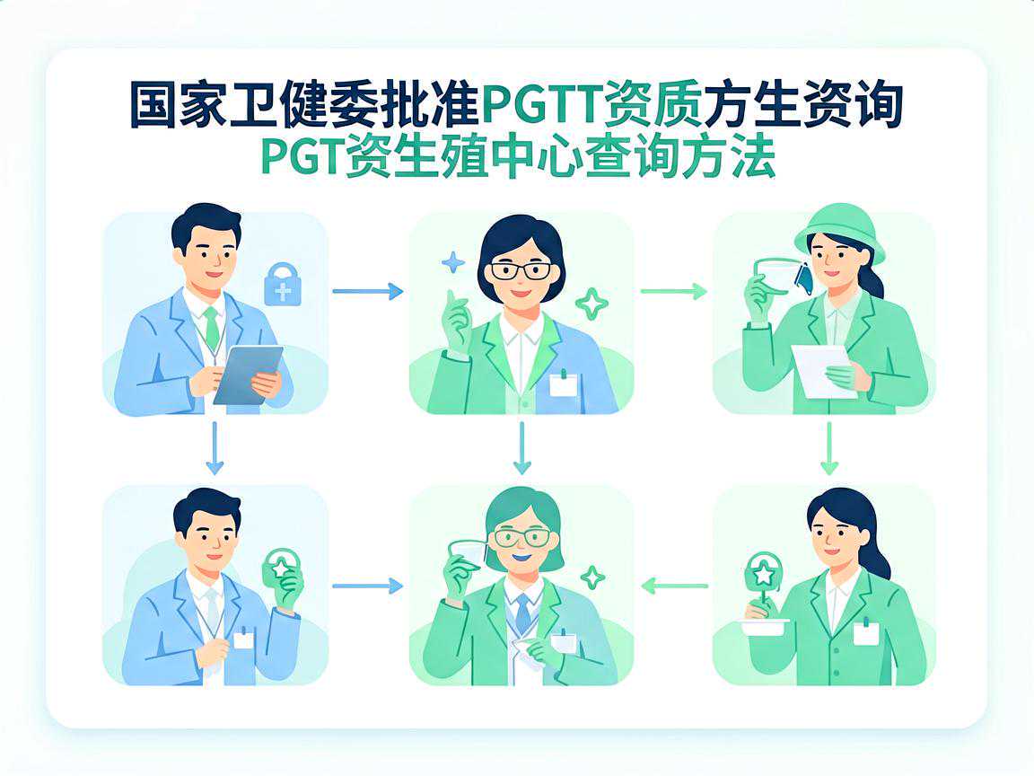 国家卫健委批准PGT资质生殖中心查询方法示意