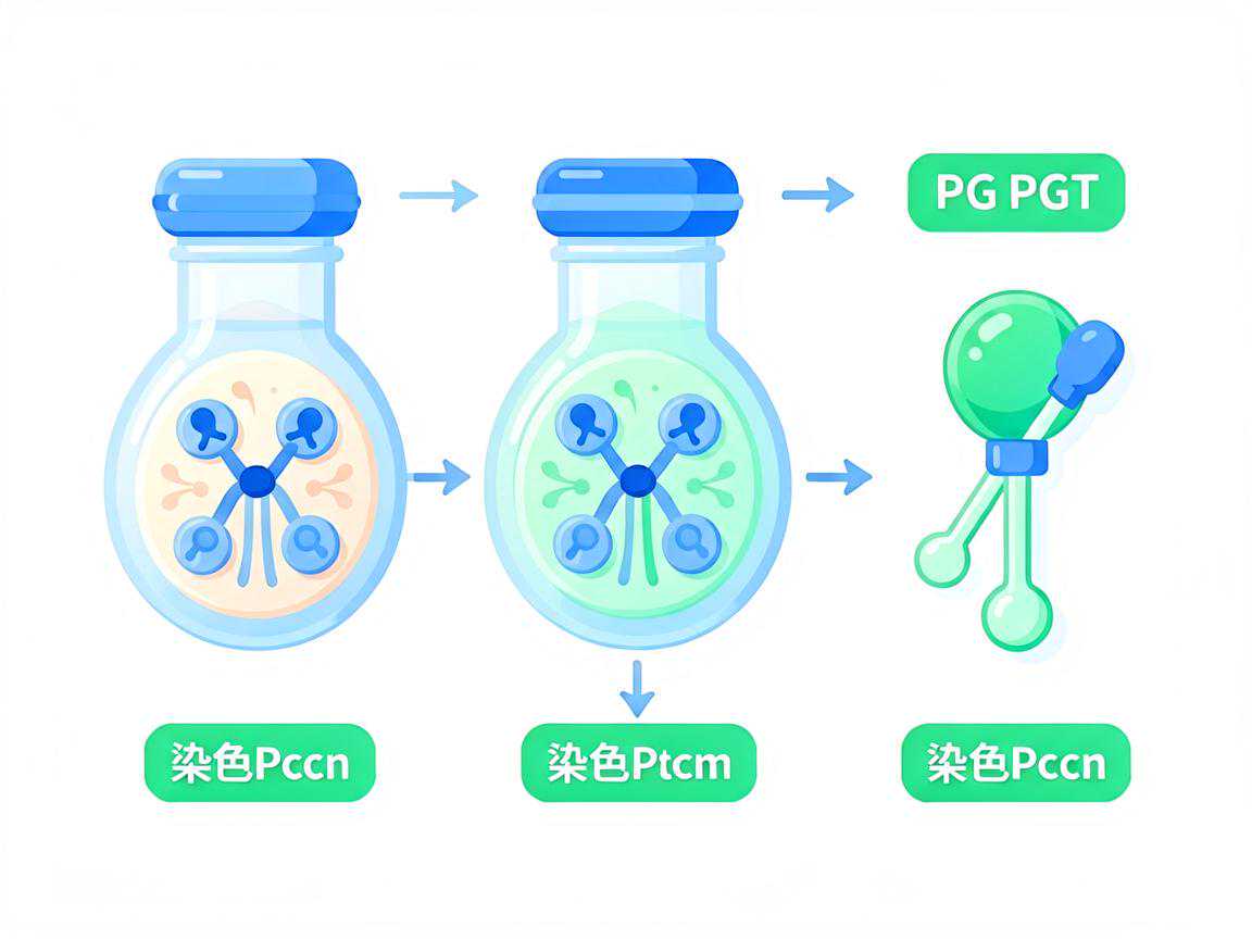 三代试管PGT检测胚胎染色体而非筛选精子示意图