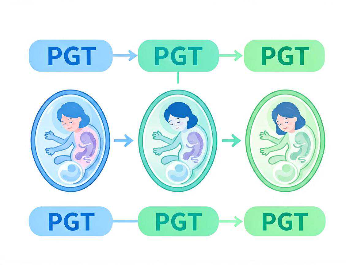 胚胎植入前遗传学检测PGT三类分类示意