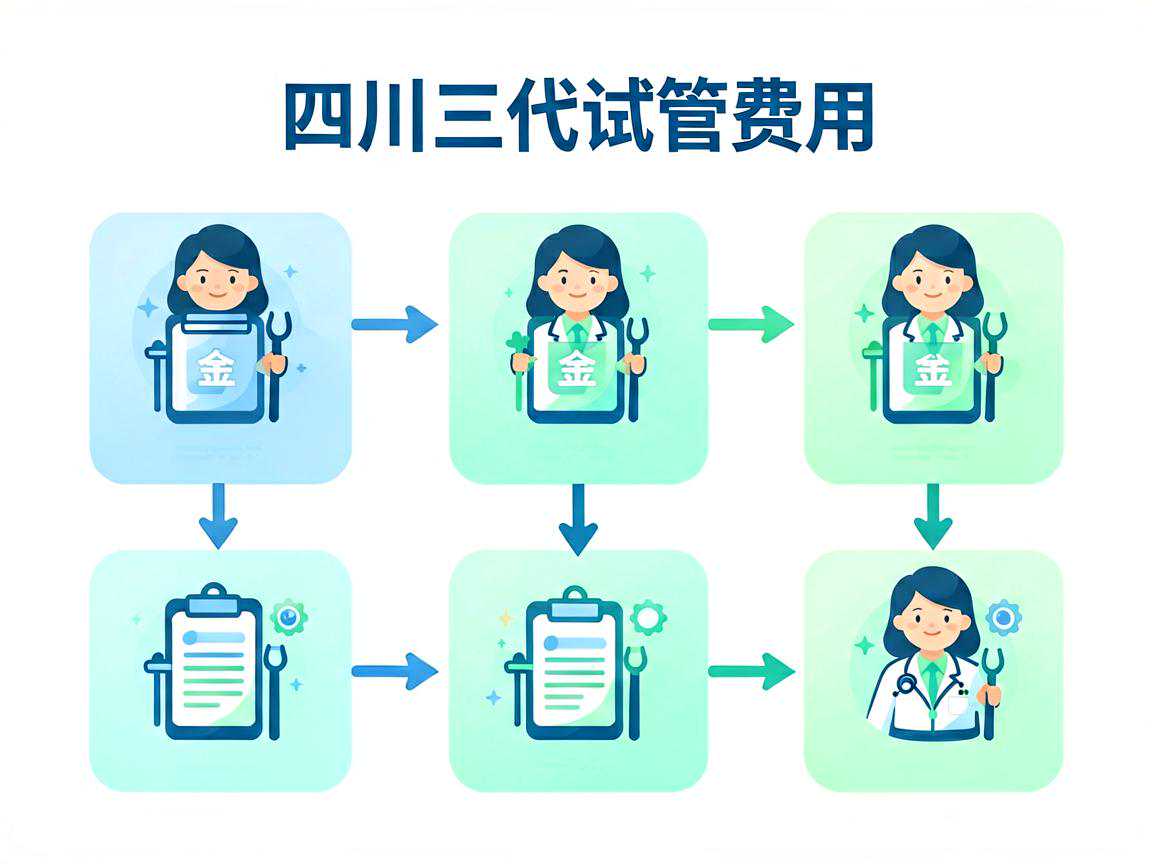 四川三代试管费用构成示意图含检测项目
