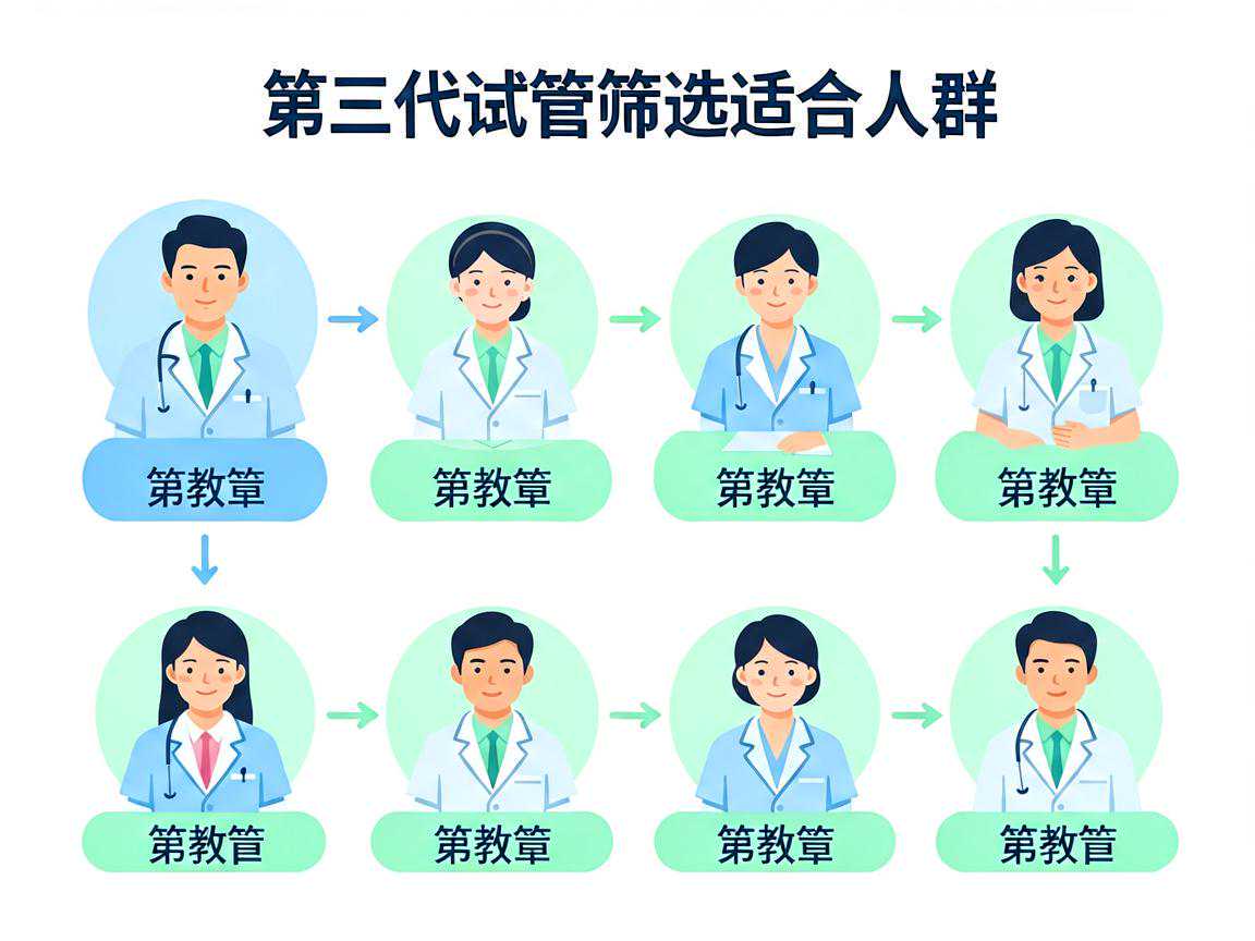 第三代试管筛选适合人群分类示意图