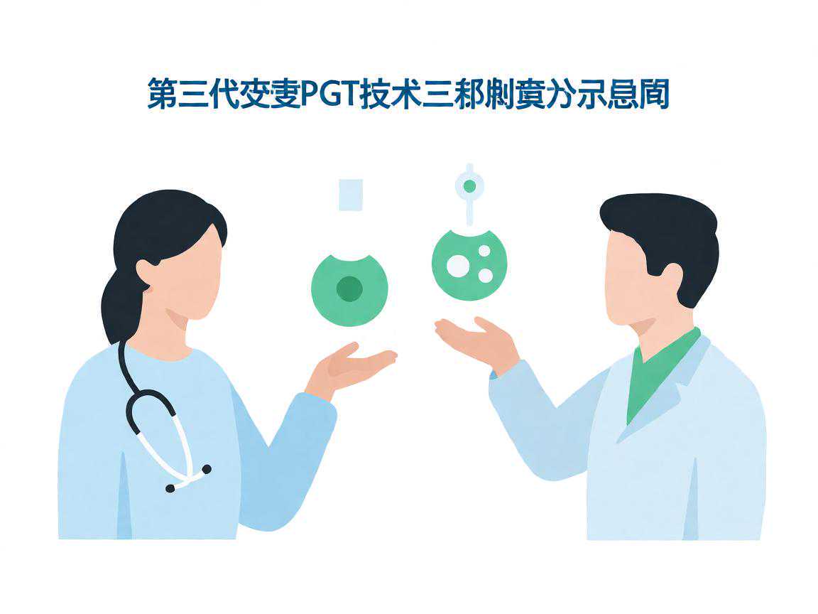 第三代试管婴儿PGT技术三种类型对比示意图