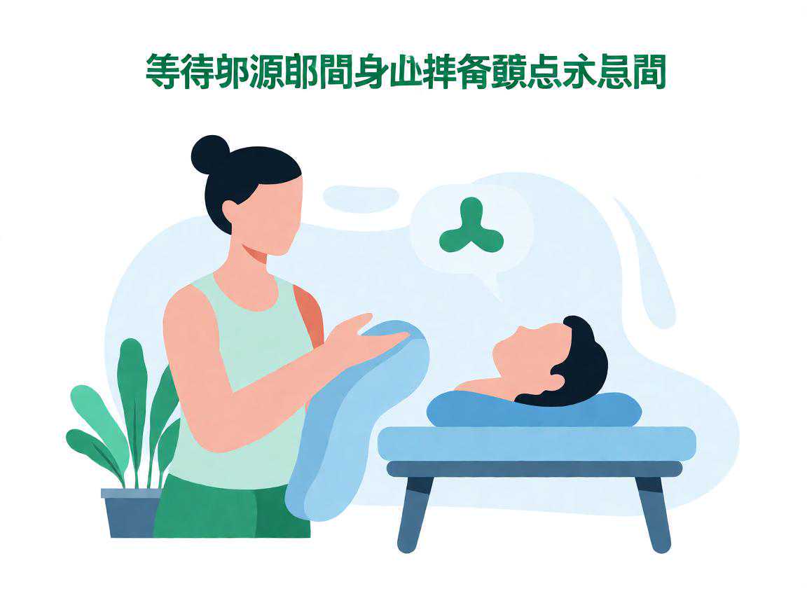 等待卵源期间身心准备要点示意图