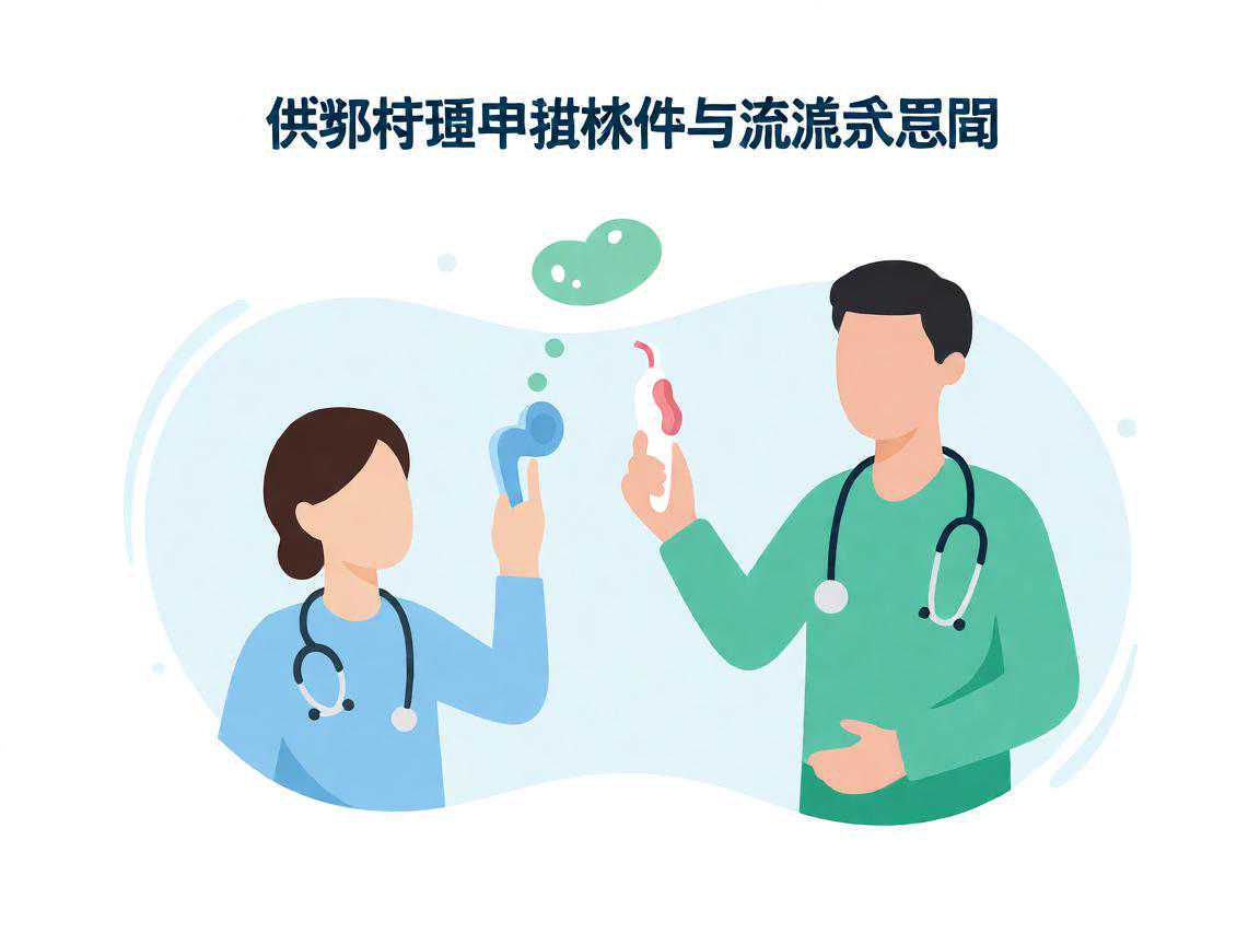 供卵试管申请条件与流程示意图