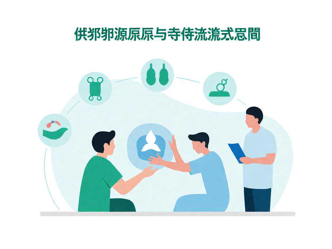 供卵卵源来源与等待流程示意图