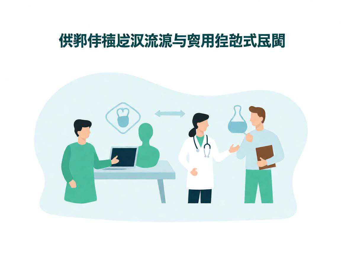 供卵试管就医流程与费用构成示意图