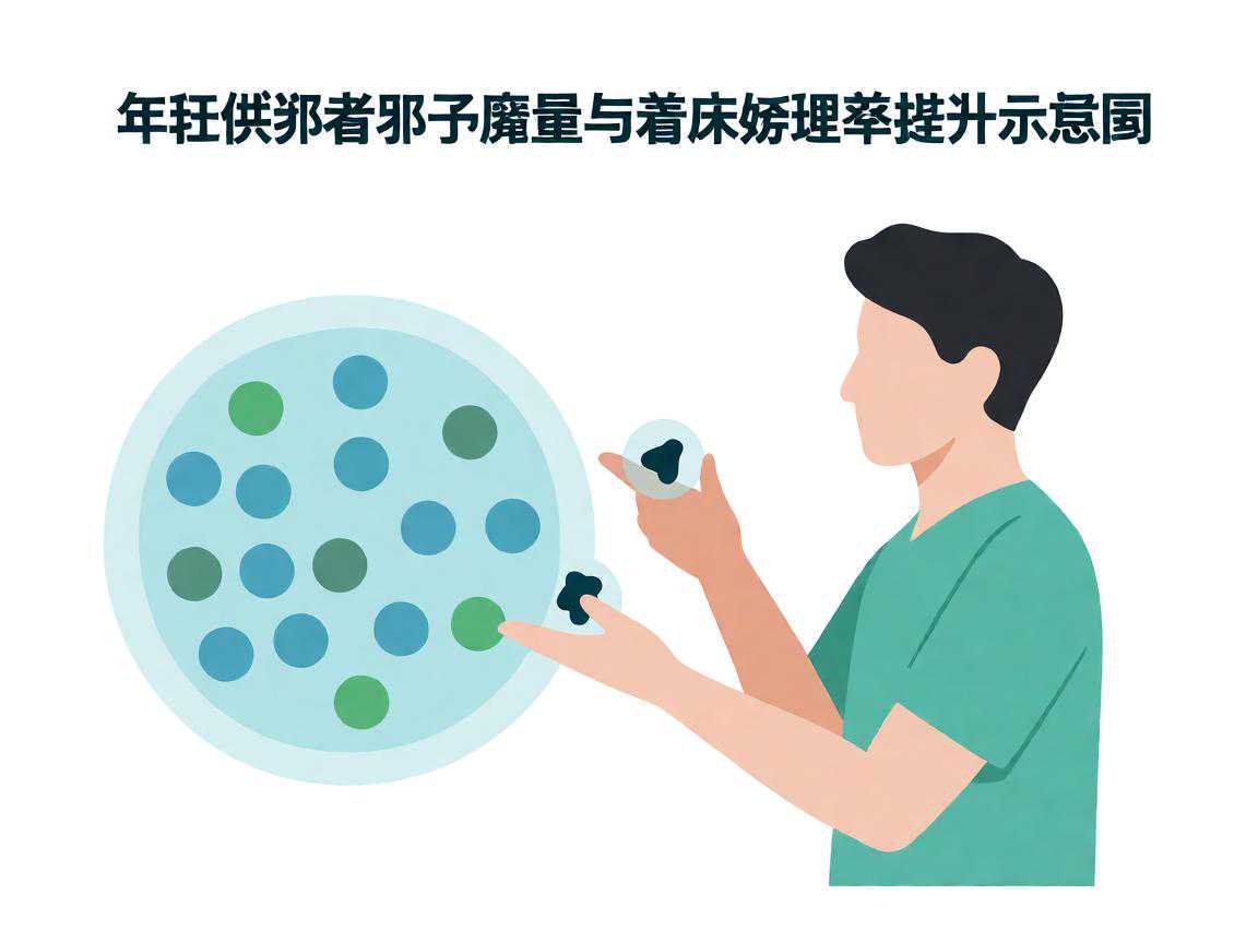 年轻供卵者卵子质量与着床妊娠率提升示意图