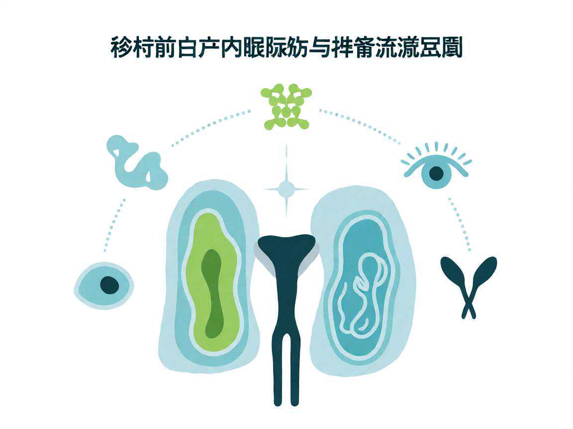 移植前子宫内膜评估与准备流程示意图