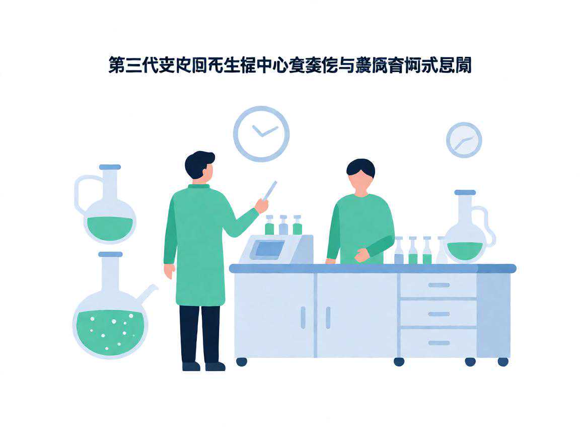 第三代试管婴儿生殖中心实验室环境与资质查询示意图