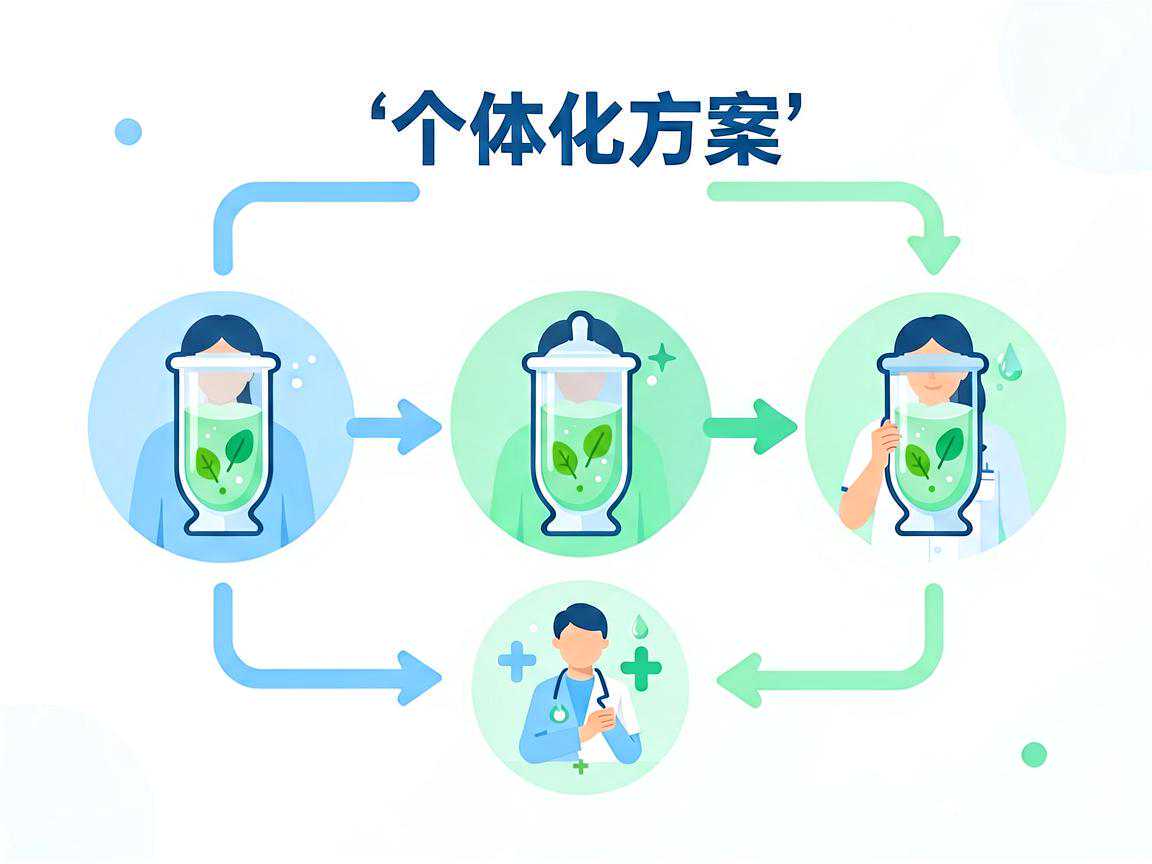 三代试管流程与个体化方案示意图