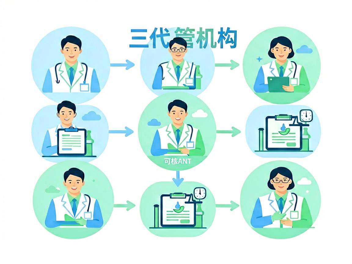 正规三代试管机构五个可核查标准示意