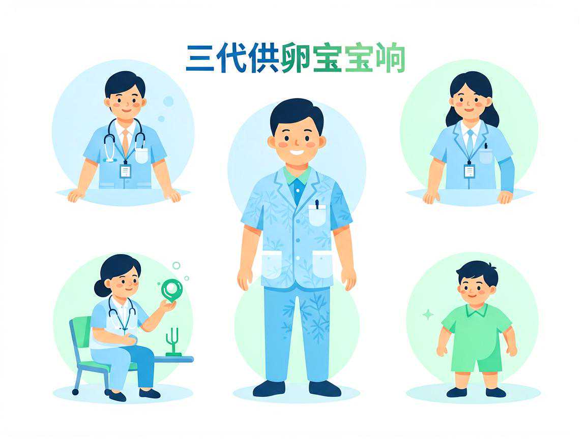 三代供卵宝宝健康影响因素示意图