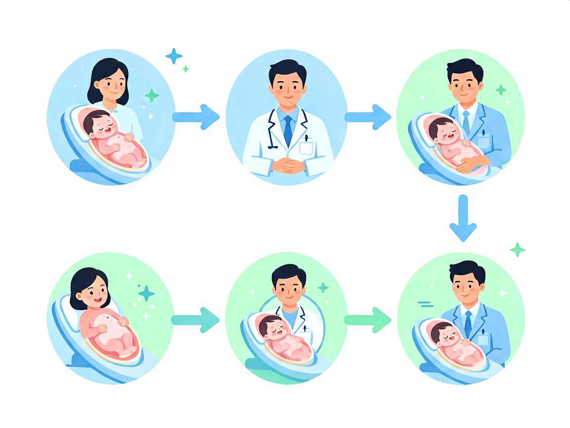 供卵试管婴儿流程与适用人群示意图