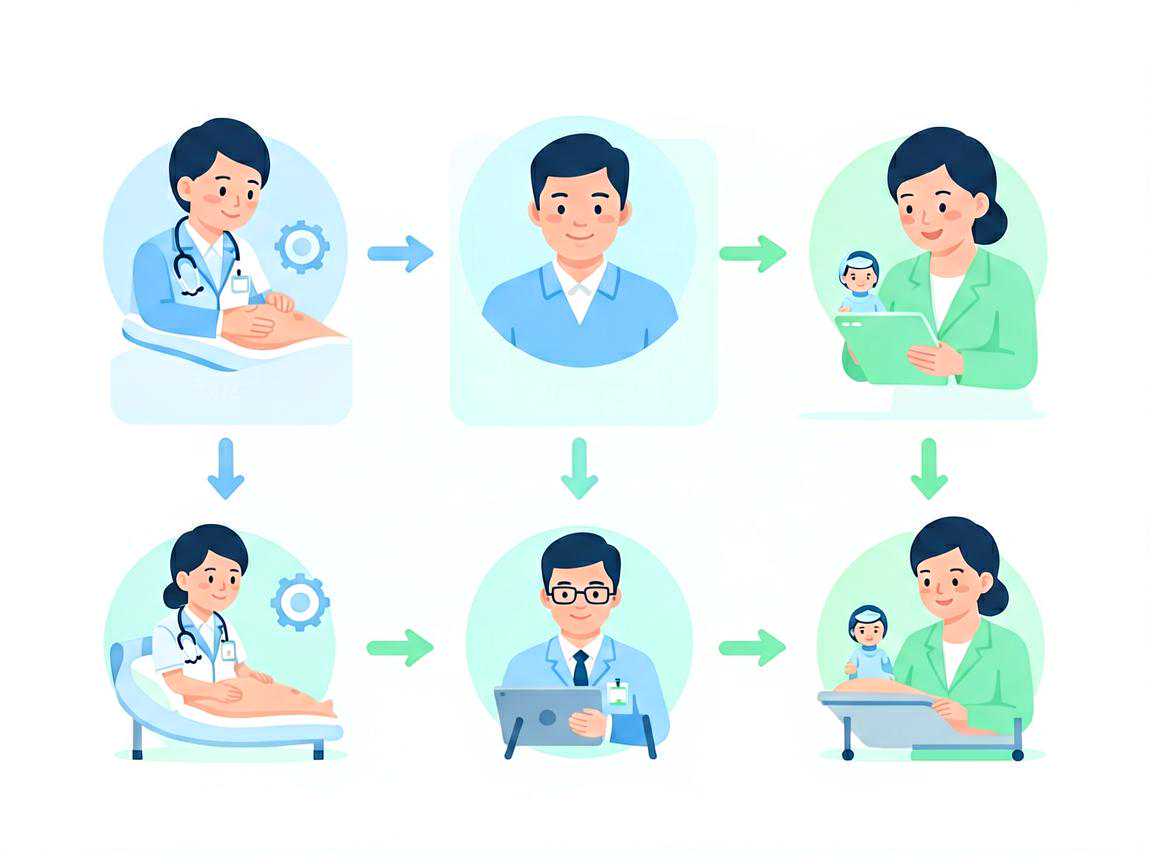 供卵试管费用构成与等待时间示意图