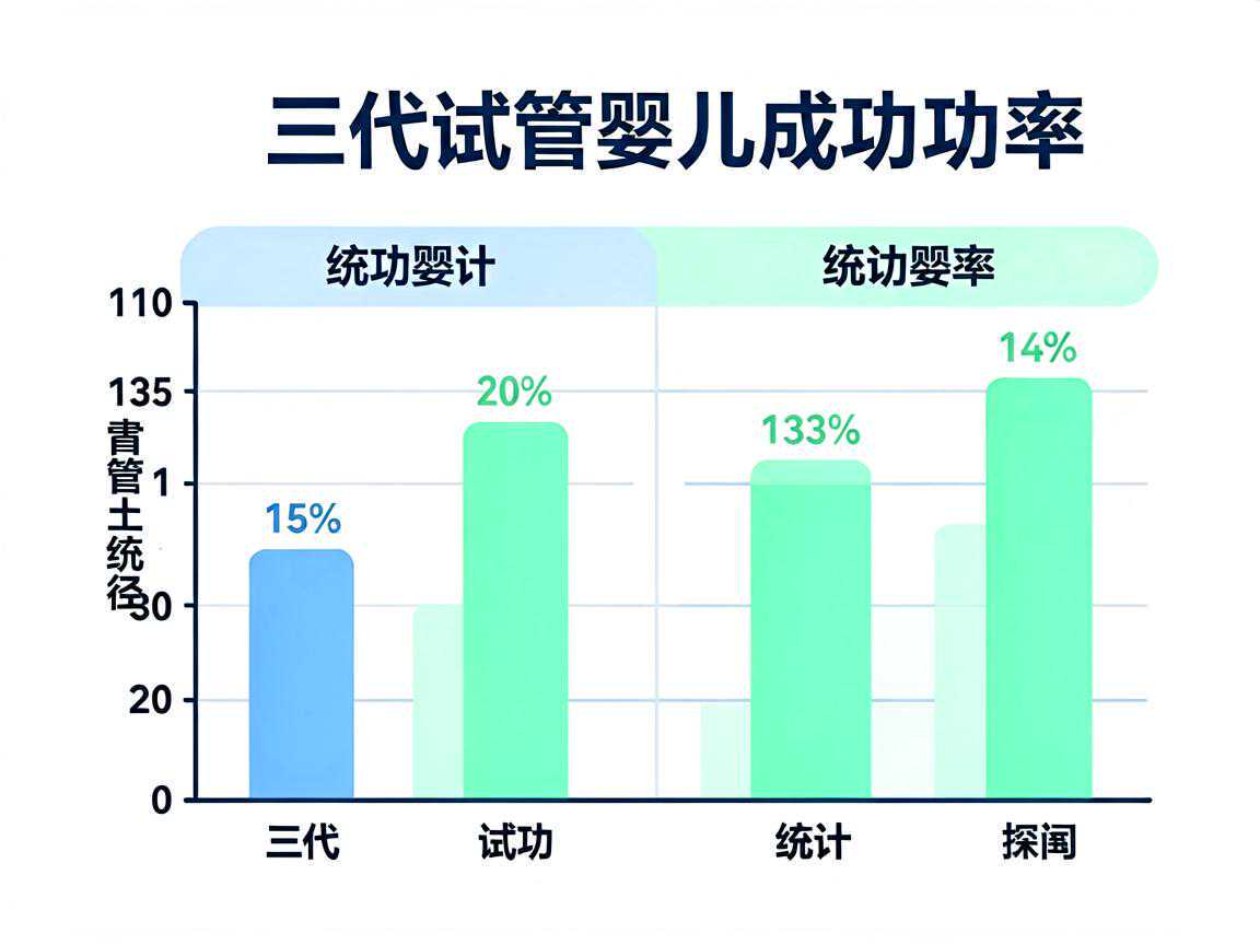 三代试管婴儿成功率统计口径对比图