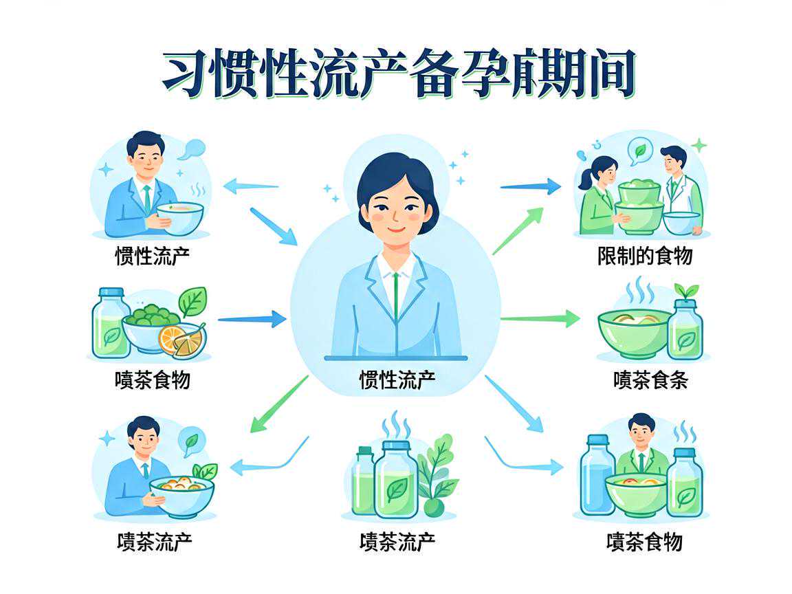 习惯性流产备孕期间应限制的食物分类示意