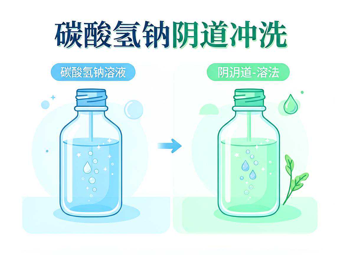 碳酸氢钠溶液阴道冲洗方法民间说法对比示意