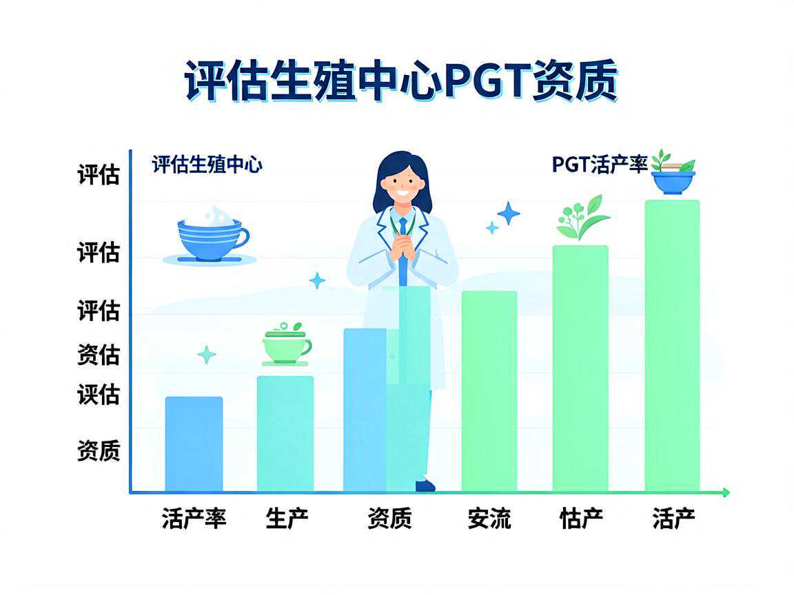 评估生殖中心PGT资质与活产率数据示意图