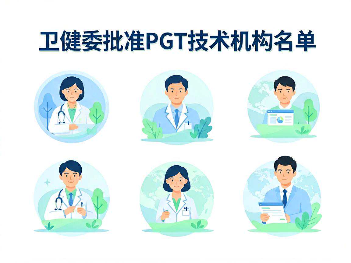 卫健委批准PGT技术机构名单查询示意