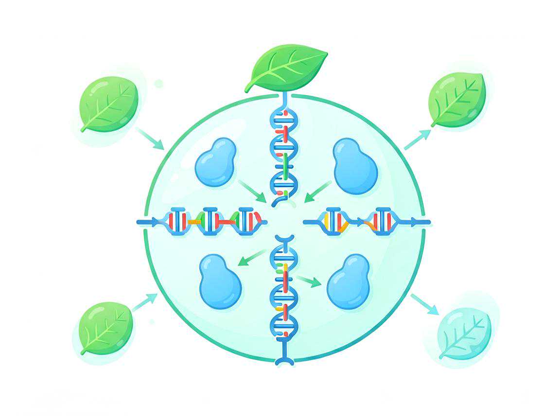 叶酸参与DNA合成与细胞分裂示意图