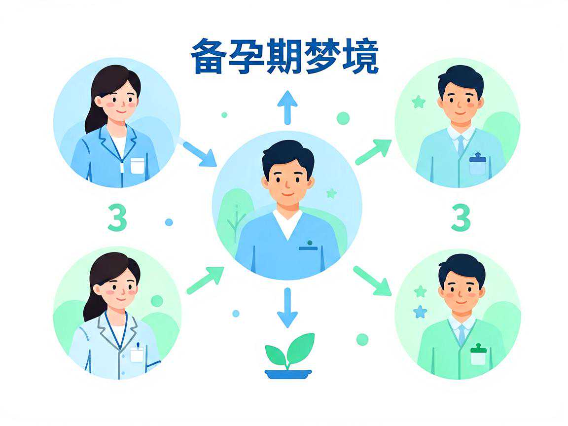 备孕期梦境与心理压力关系示意图