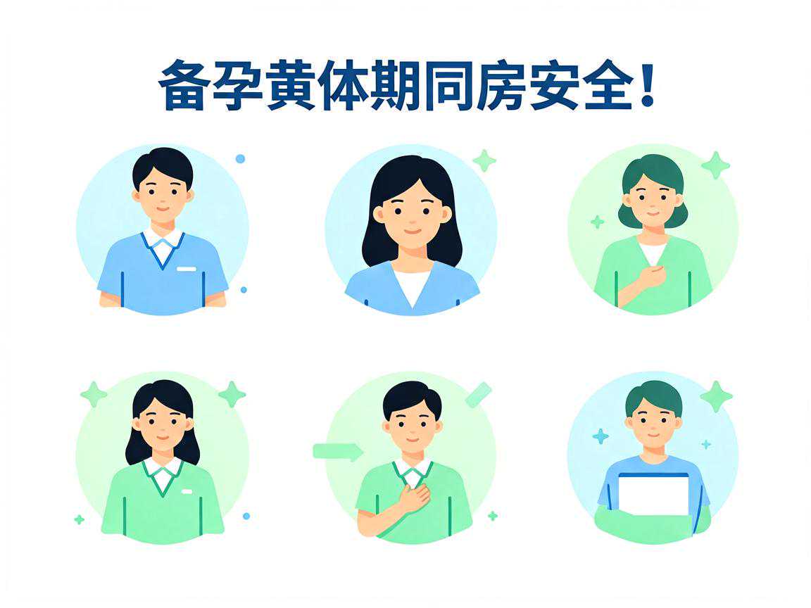 备孕黄体期同房安全性与注意事项示意图
