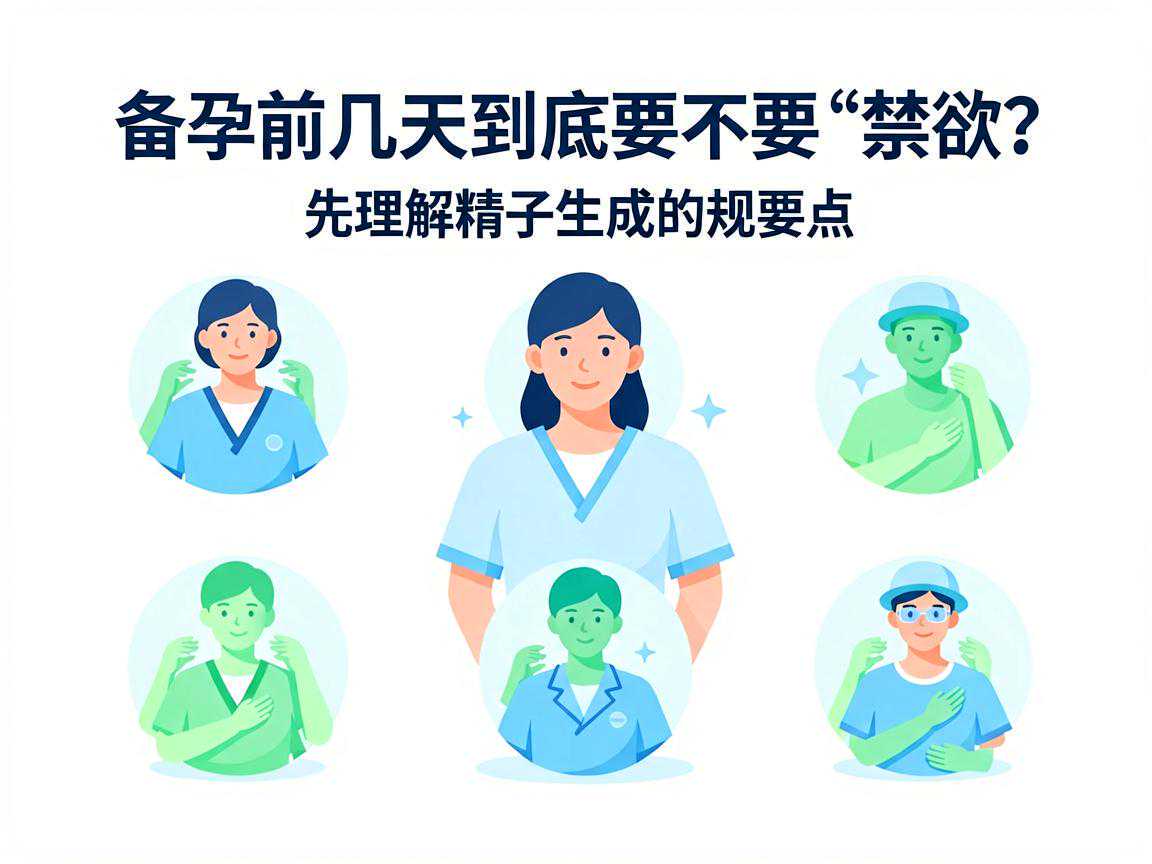 备孕前几天到底要不要“禁欲”?先理解精子生成的规要点