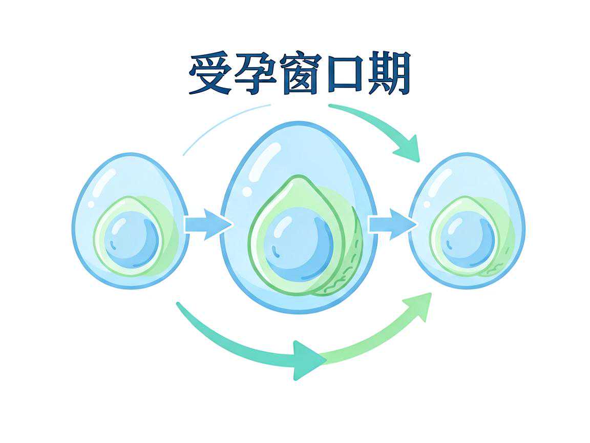 受孕窗口期示意图显示卵子与精子存活时间
