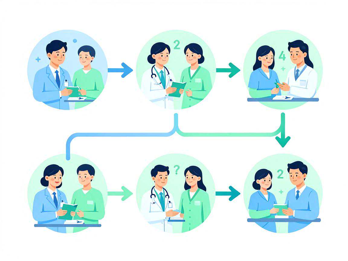 夫妻备孕失败后科学就医检查流程示意