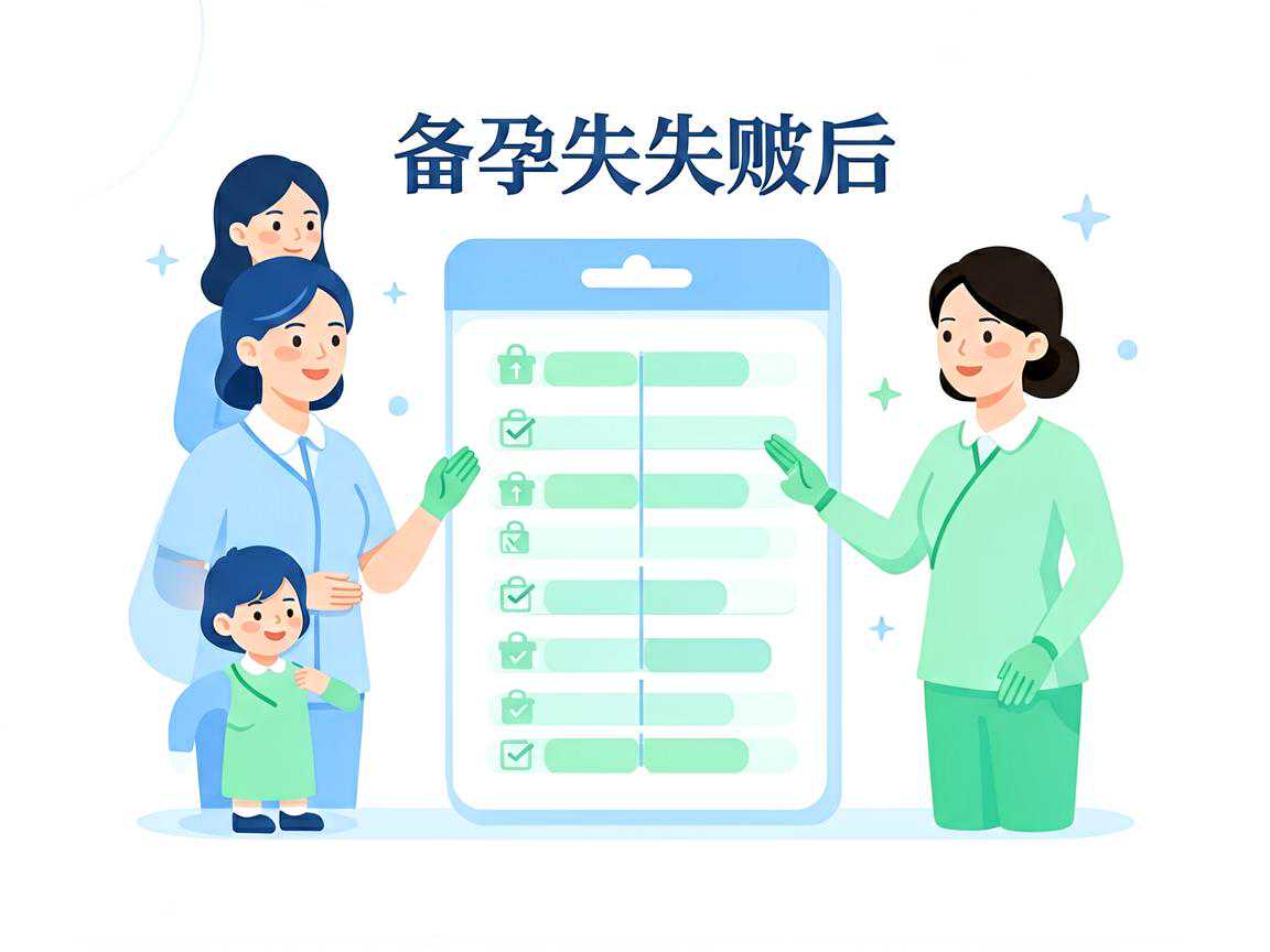 备孕失败后月经周期记录表示意图